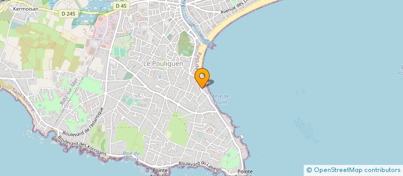 localisation de l'entreprise MONSIEUR OMAR ALLAOUI à LE POULIGUEN