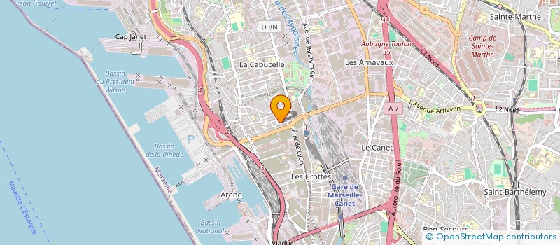 localisation de l'entreprise MONSIEUR OMAR ALSANKARI à MARSEILLE