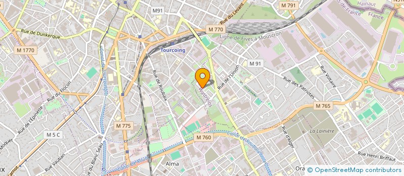 localisation de l'entreprise MONSIEUR OMAR AMJOUN à CROIX