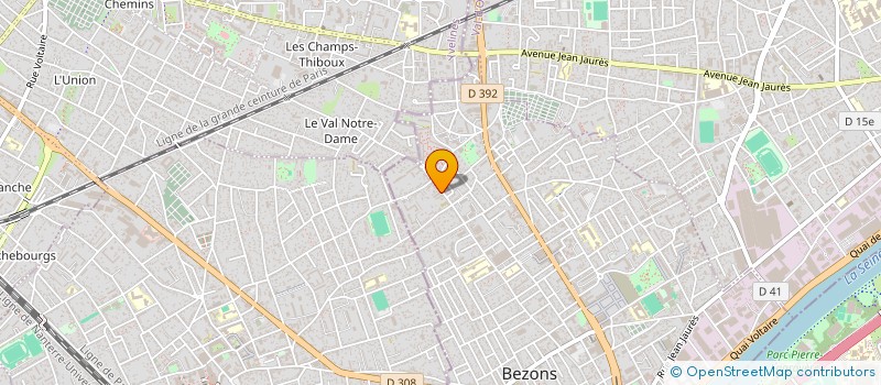 localisation de l'entreprise MONSIEUR OMAR ANEJJAR à BEZONS
