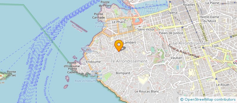 localisation de l'entreprise MONSIEUR OMAR AOUDIA à MARSEILLE