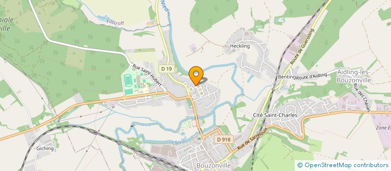 localisation de l'entreprise MONSIEUR OMAR ARFA  BOUZONVILLE