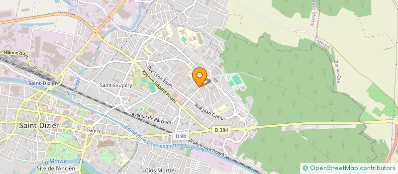 localisation de l'entreprise MONSIEUR OMAR AROUCI à SAINT-DIZIER