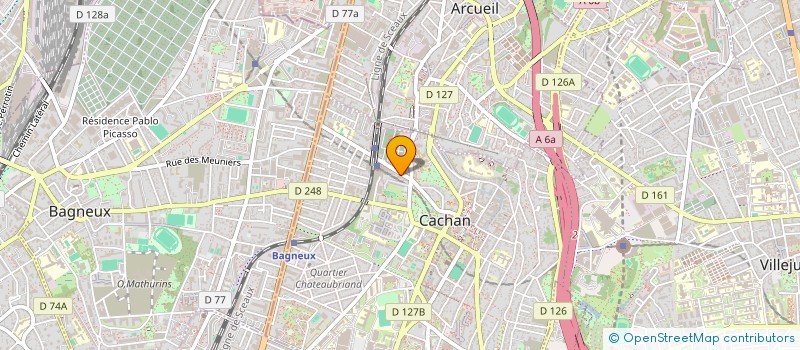 localisation de l'entreprise MONSIEUR OMAR ARRIM  CACHAN