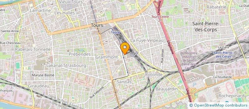 localisation de l'entreprise MONSIEUR OMAR ARYUBI  TOURS