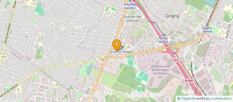 localisation de l'entreprise MONSIEUR OMAR ASLAFTOU à GRIGNY
