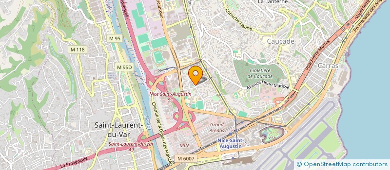 localisation de l'entreprise MONSIEUR OMAR ATROUS à NICE