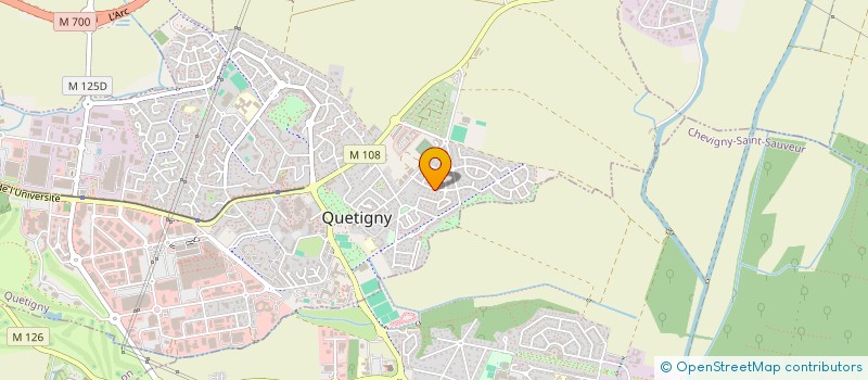 localisation de l'entreprise MONSIEUR OMAR AZIZI  QUETIGNY