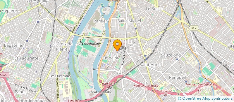localisation de l'entreprise MONSIEUR OMAR AZMANI à TOULOUSE