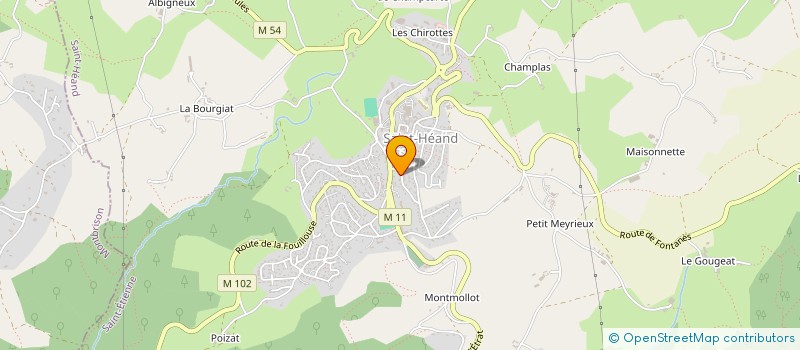 localisation de l'entreprise MONSIEUR OMAR BACHTA à SAINT-JUST-SAINT-RAMBERT