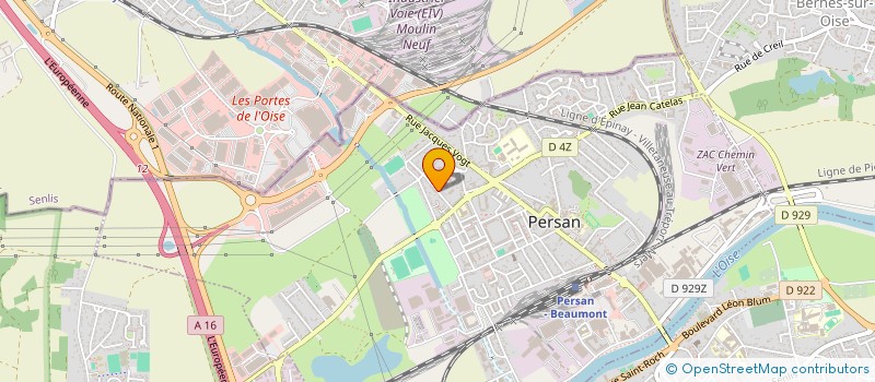 localisation de l'entreprise MONSIEUR OMAR BAMBA  PERSAN