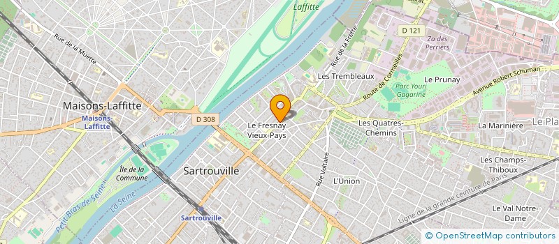 localisation de l'entreprise MONSIEUR OMAR BANOUN à SARTROUVILLE