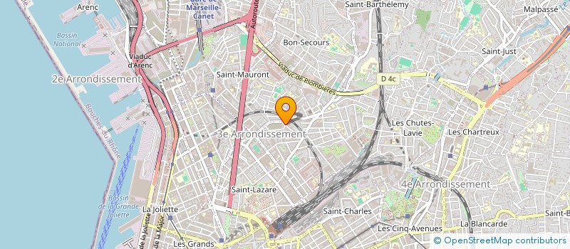localisation de l'entreprise MONSIEUR OMAR BAOUCHE à MARSEILLE