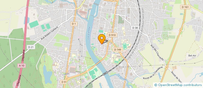 localisation de l'entreprise MONSIEUR OMAR BARRY  CHATELLERAULT