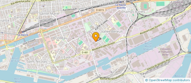 localisation de l'entreprise MONSIEUR OMAR BEDDIAF  LE HAVRE