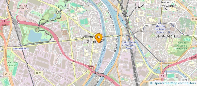 localisation de l'entreprise MONSIEUR OMAR BELARIBI à VILLENEUVE-LA-GARENNE