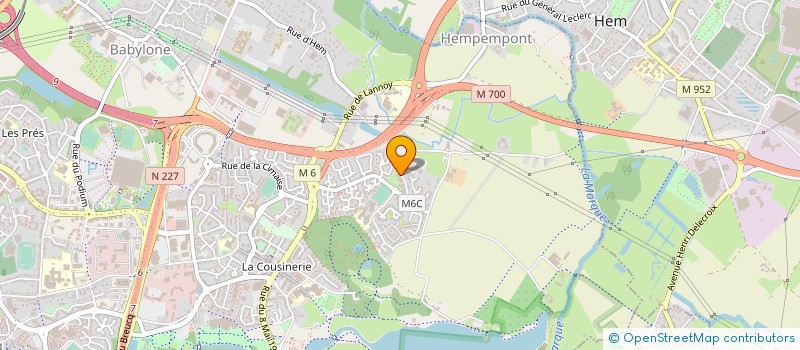 localisation de l'entreprise MONSIEUR OMAR BELHAOUANE à VILLENEUVE-D'ASCQ
