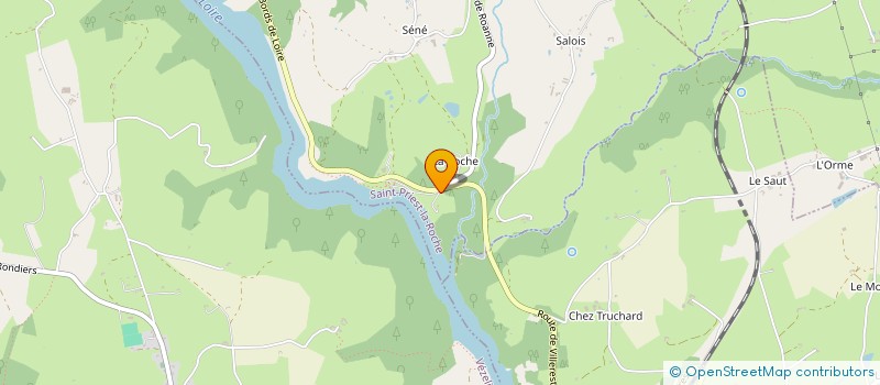 localisation de l'entreprise MONSIEUR OMAR BELKACEMI  SAINT-PRIEST-LA-ROCHE