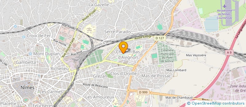 localisation de l'entreprise MONSIEUR OMAR BELKHEIR  NIMES