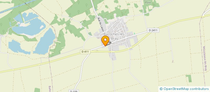 localisation de l'entreprise MONSIEUR OMAR BELLARADH  BAZOCHES-LES-BRAY