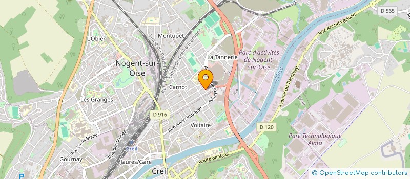 localisation de l'entreprise MONSIEUR OMAR BELLIFA  NOGENT-SUR-OISE