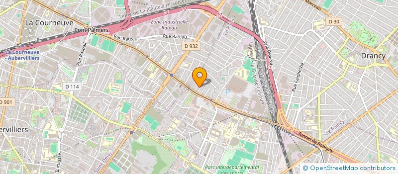 localisation de l'entreprise MONSIEUR OMAR BELOMRANE  DRANCY