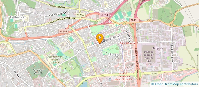 localisation de l'entreprise MONSIEUR OMAR BEN AICHA SIDI  METZ