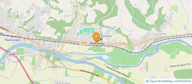 localisation de l'entreprise MONSIEUR OMAR BEN BAHA  PEYREHORADE