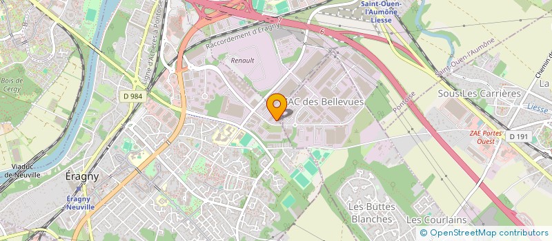 localisation de l'entreprise MONSIEUR OMAR BEN ROMDHANE REZGUI  ERAGNY