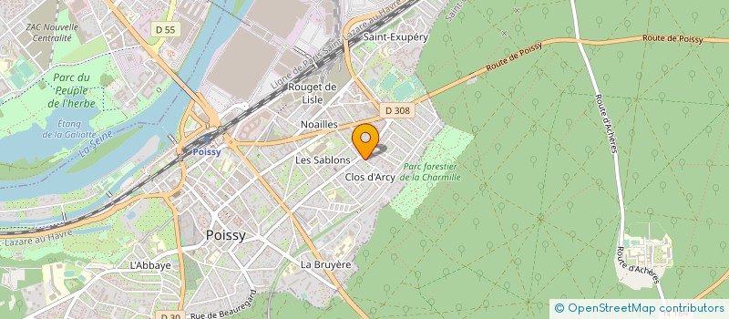 localisation de l'entreprise MONSIEUR OMAR BEN SALAH  POISSY