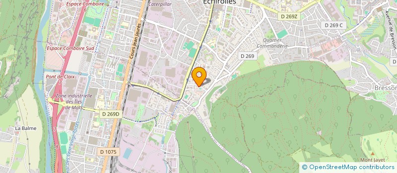 localisation de l'entreprise MONSIEUR OMAR BENABOURA à ECHIROLLES