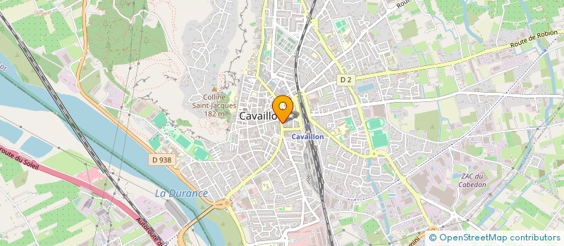 localisation de l'entreprise MONSIEUR OMAR BENACHOUR  CAVAILLON