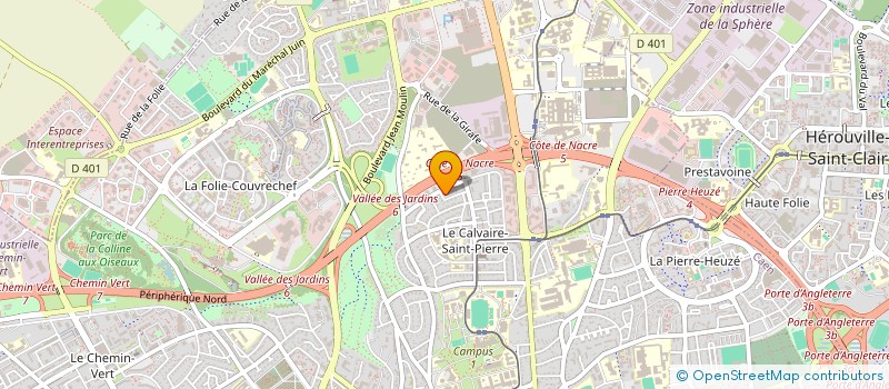 localisation de l'entreprise MONSIEUR OMAR BENAHMED AISSA à CAEN