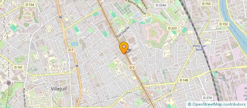 localisation de l'entreprise MONSIEUR OMAR BENAKKOUCHE  VITRY-SUR-SEINE