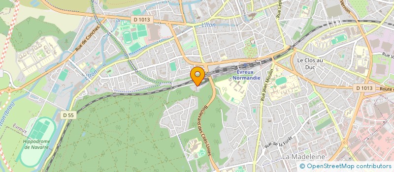 localisation de l'entreprise MONSIEUR OMAR BENAYADI  EVREUX