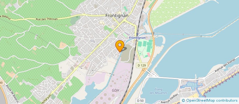 localisation de l'entreprise MONSIEUR OMAR BENKRADIDJA à FRONTIGNAN