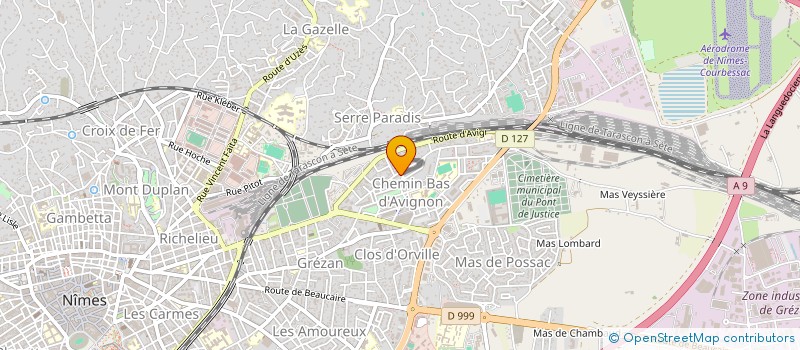 localisation de l'entreprise MONSIEUR OMAR BENMESSOUD  NIMES