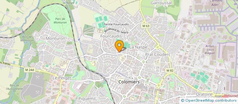 localisation de l'entreprise MONSIEUR OMAR BENOUAHI à COLOMIERS