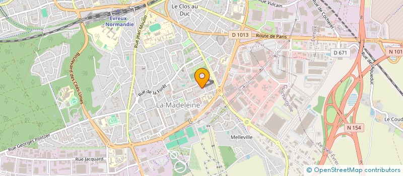 localisation de l'entreprise MONSIEUR OMAR BENSAID à EVREUX