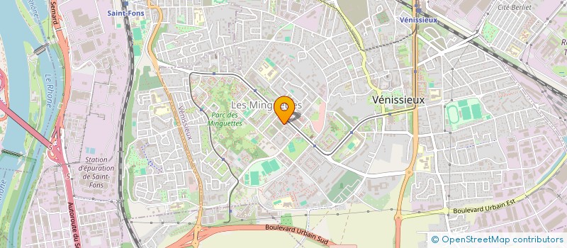 localisation de l'entreprise MONSIEUR OMAR BENSENOUCI  VENISSIEUX