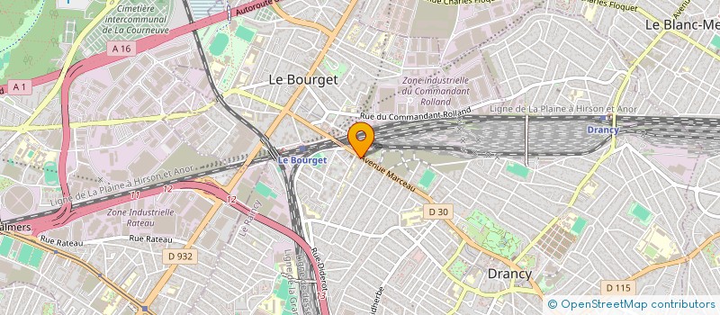 localisation de l'entreprise MONSIEUR OMAR BENTOUATI  DRANCY