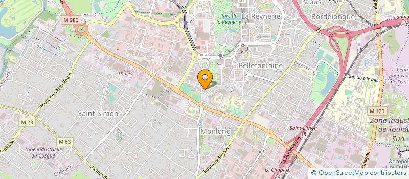 localisation de l'entreprise MONSIEUR OMAR BENTRIQUI à TOULOUSE