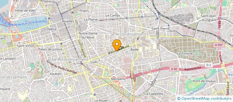 localisation de l'entreprise MONSIEUR OMAR BENYAHIA à MARSEILLE