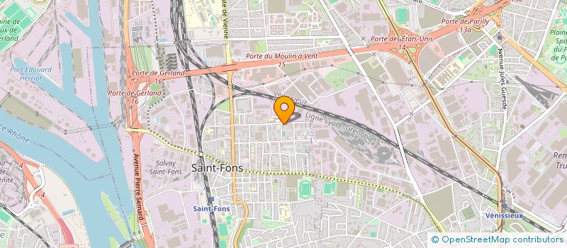 localisation de l'entreprise MONSIEUR OMAR BERROU  SAINT-FONS