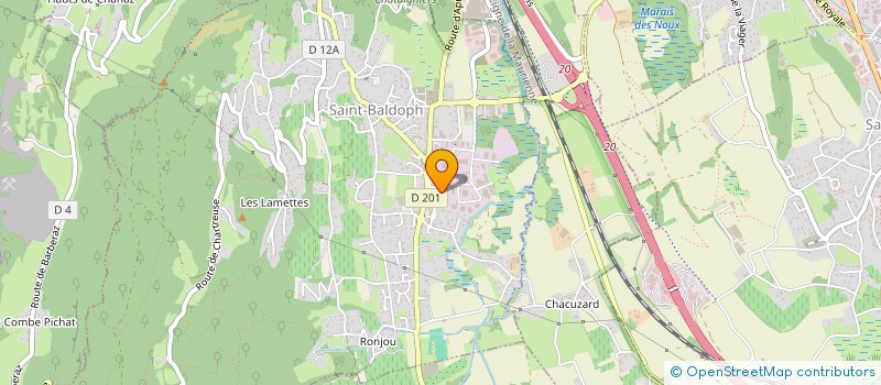 localisation de l'entreprise MONSIEUR OMAR BOUACHE  SAINT-BALDOPH