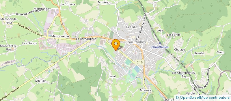localisation de l'entreprise MONSIEUR OMAR BOUASIA à CHAUFFAILLES