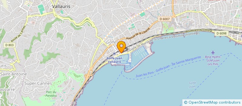 localisation de l'entreprise MONSIEUR OMAR BOUFTINI à VALLAURIS