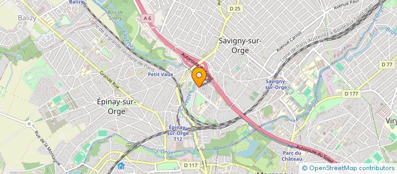 localisation de l'entreprise MONSIEUR OMAR BOUGHERARA à SAVIGNY-SUR-ORGE
