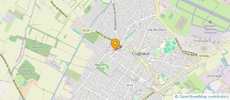 localisation de l'entreprise MONSIEUR OMAR BOUHANNA à CUGNAUX