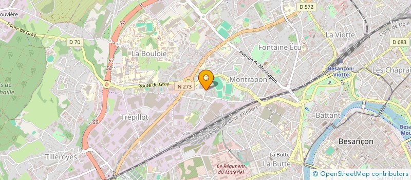localisation de l'entreprise MONSIEUR OMAR BOUHIDI à BESANCON